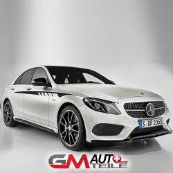  AMG Frontsplit ter Frontspoil er schwarz C- Klasse W205 O riginal Merced es-Benz