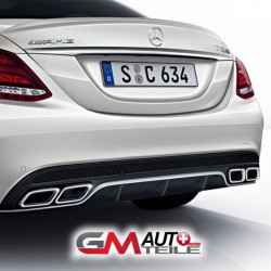 C 63 AMG Heckdiffusor & Auspuffblenden Chrom | C-Klasse W205 | Original Mercedes-Benz