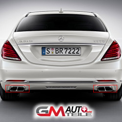 S600 Maybach Auspuffblenden Chrom | S-Klasse W222 | Original Mercedes-Benz