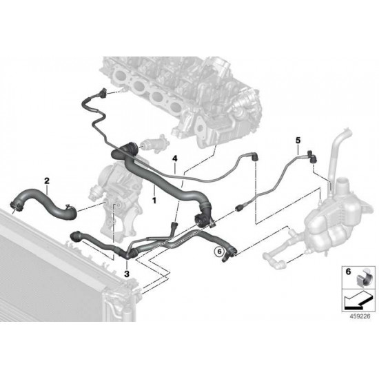 01 Schlauch Kühler-Motor