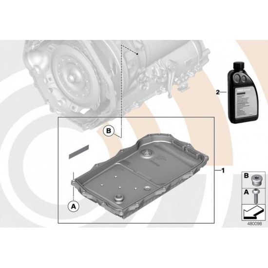 01 
Satz Ölwanne Ölfilter Automatikgetriebe