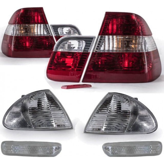 BMW E46 Limousine Facelift Set Rückleuchten Seitenblinker Frontblinker 98-01