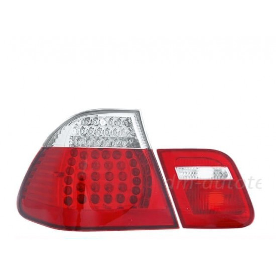 BMW E46 Limousine LED Rückleuchten Set Rot Weiß Bj 01-05