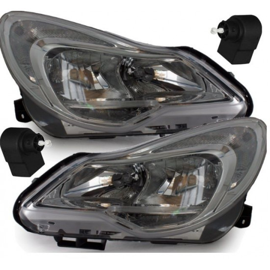 Set Opel Corsa D ab 2011 Facelift Scheinwerfer Set-Tagfahrlicht H7-H1