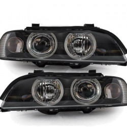 Set BMW E39 Facelift Angel Eyes Scheinwerfer Bj 00-03 H7-H7 für LWR