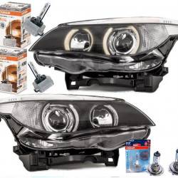 Set BMW X5 E53 Bi-Xenon Scheinwerfer D1S/ H7 Links Rechts 05-07 mit Osram Birnen