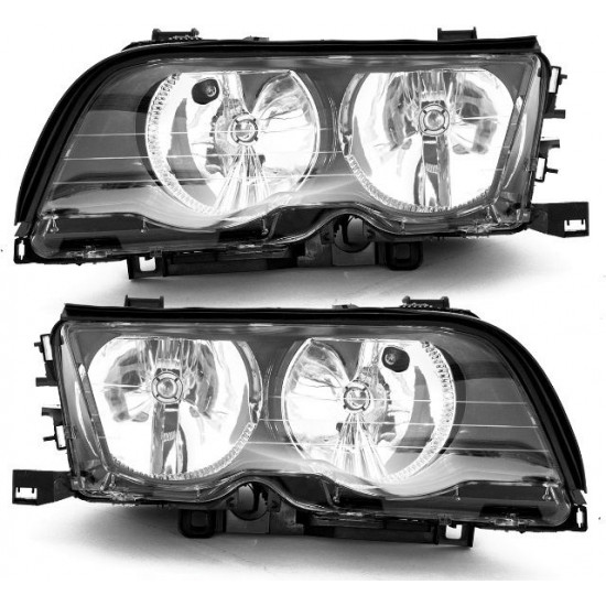 Set BMW E46 Limousine Touring Scheinwerfer Rechts Links H7/H7 98-01