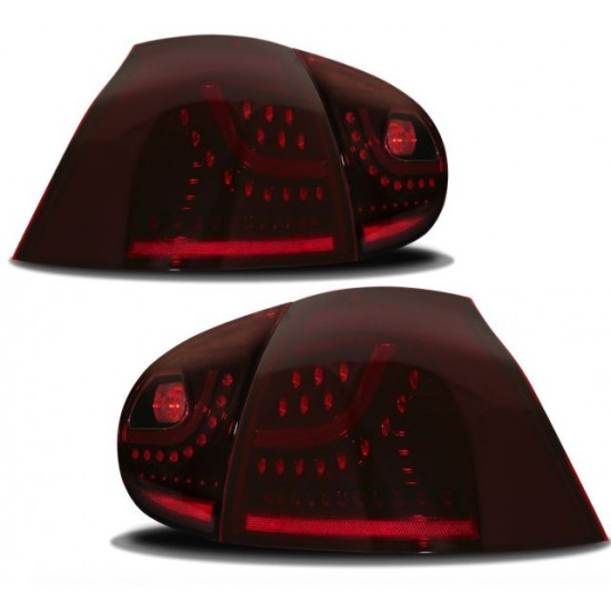 VW Golf 5 LED Rückleuchten Dunkel Rot-Smoke