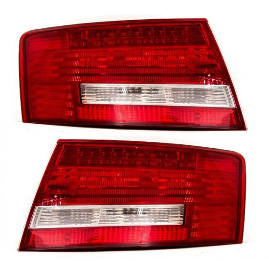 Set Audi A6 4F LED Rückleuchten rot-weiß Bj 04-08 Links-Rechts
