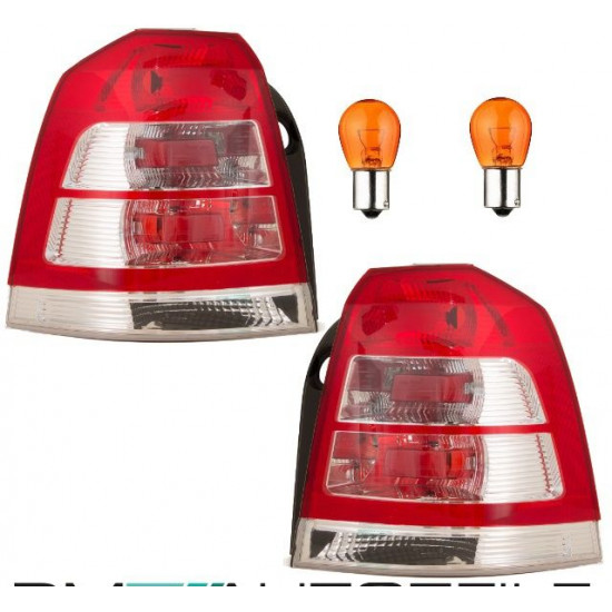 Set Opel Zafira Rückleuchten rot-weiß Facelift 08-12