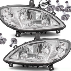 Set Mercedes Viao Vito W639 Klarglas Scheinwerfer 03-09 OEM-Birnen-NSW H7-H7-H7 03-10