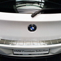 EDELSTAHL LADEKANTENSCHUTZ FÜR BMW 1ER F20 AB BJ. 2011-