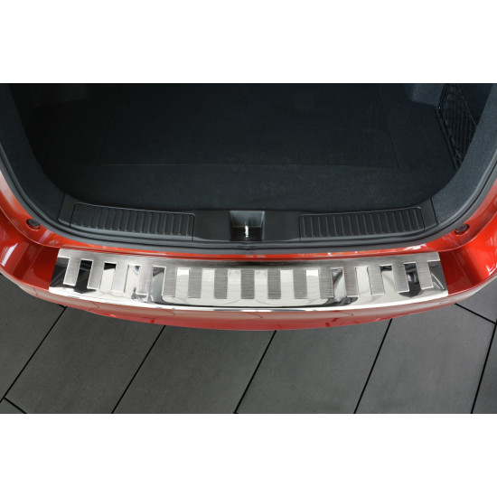 Honda Civic Tourer ab Bj.2014- Edelstahl Ladekantenschutz mit 3D Profil und Abkantung
