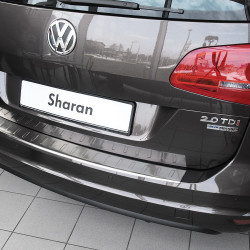 VW Sharan 2 II / Alhambra 2 II 2010- 3D Alu Satiniert Ladekantenschutz für mit Abkantung